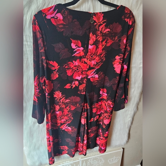 Tommy Hilfiger Ruby Roses Longsleeve Midi Dress - Picture 3 of 9